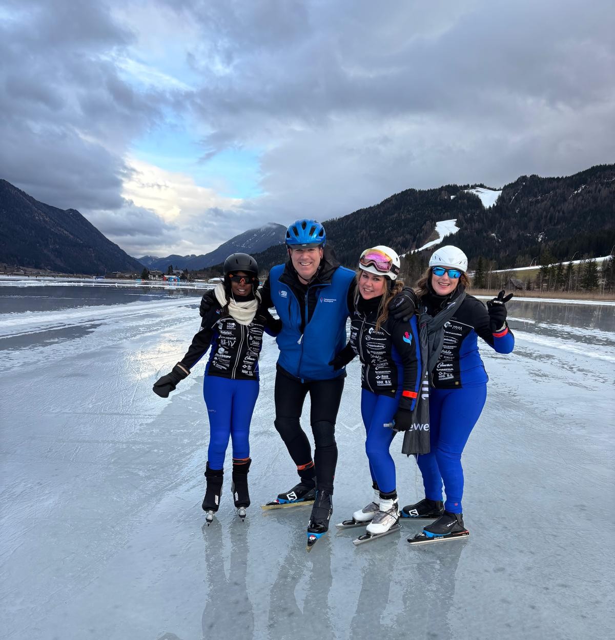 Curling for Huntington! 