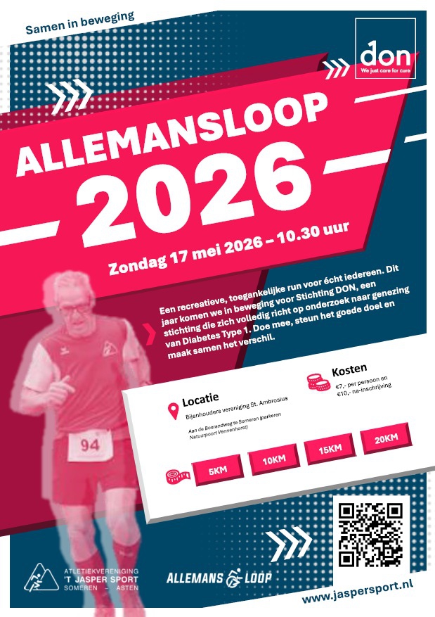 CTH in Allemansloop Jasper Sport voor St. DON (Diabetes 1)
